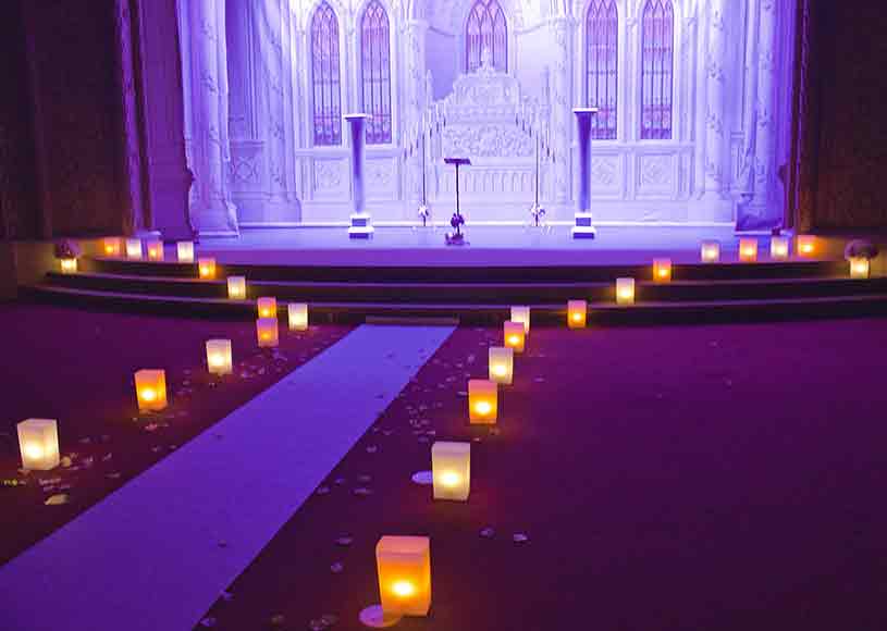 wedding luminaries